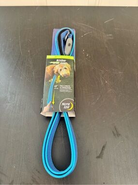Nite Ize Nite Dog Rechargeable LED Leash Blue 48” NEW